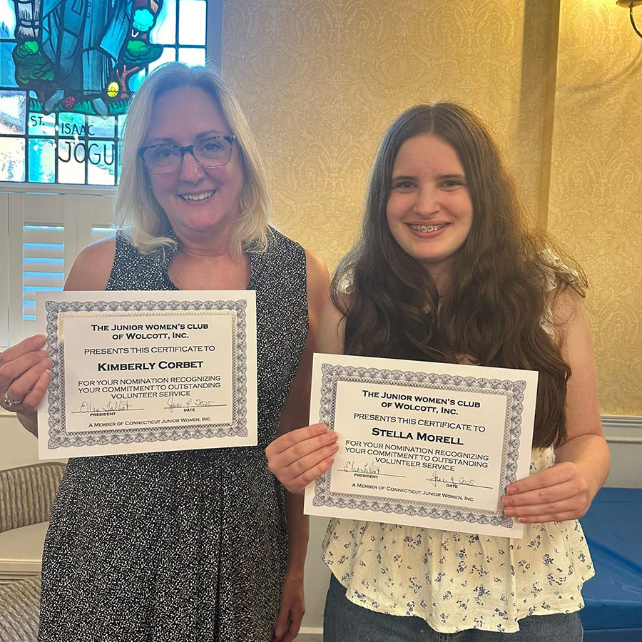 people-holding-awards-juniors-womens-club-wolcott